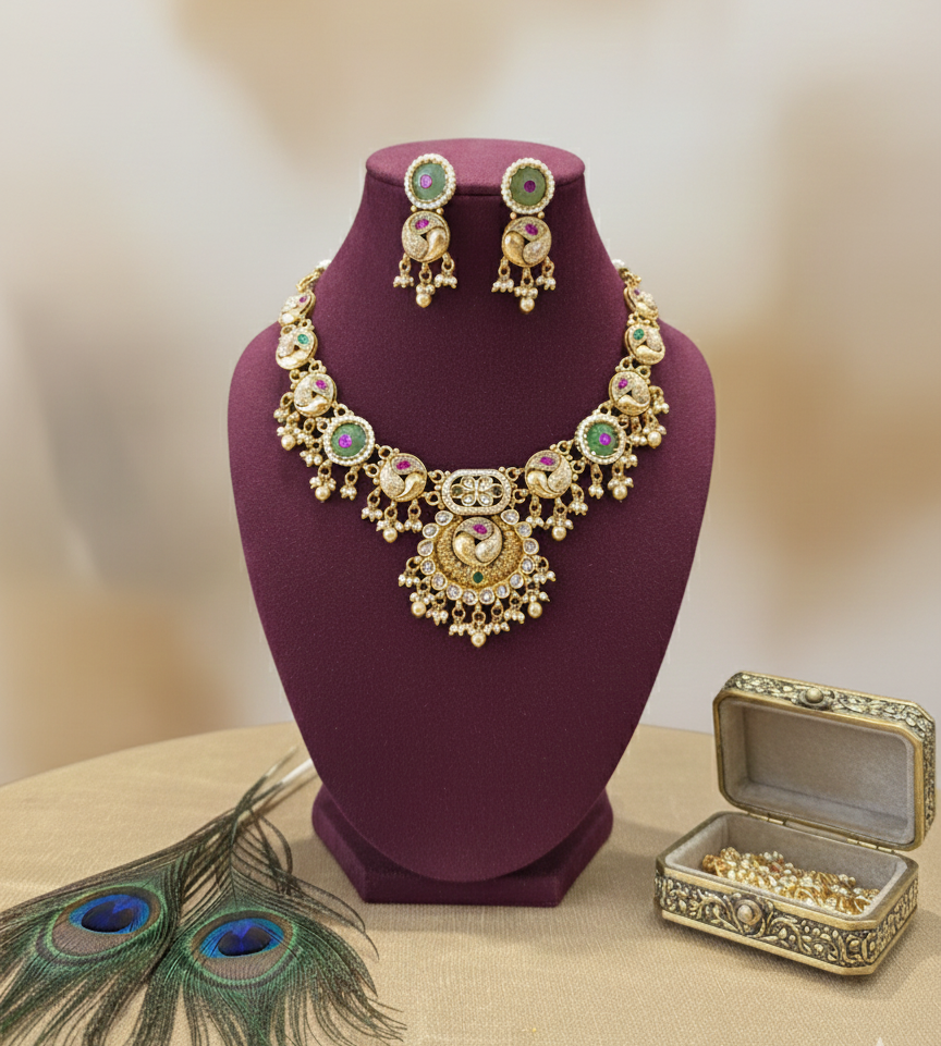 Emerald Daivi Heritage Rajwadi Set