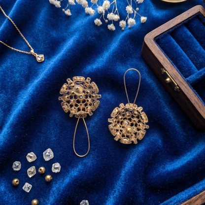 Ivory Saanchi Moissanite Studs