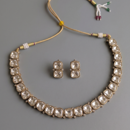 Ivory Kanika Moissanite Set
