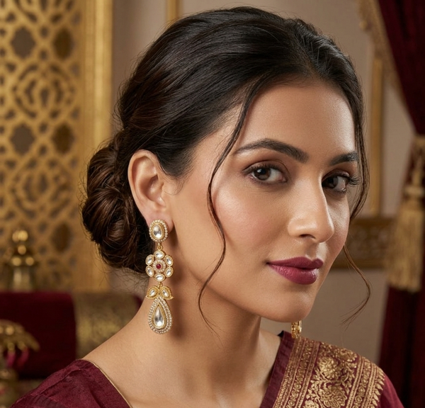 Ivory Misha Dangler Earrings