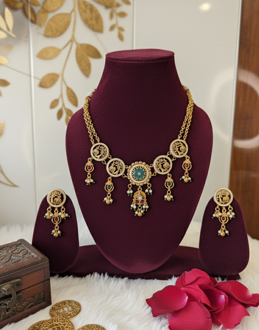 Multicolor Shikha Heritage Necklace Set
