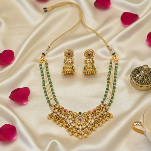 Multicolor Chetna Heritage Necklace Set