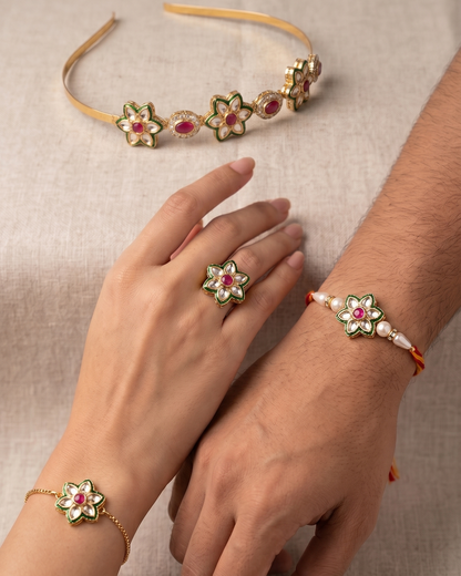 Multicolor Ruchi Rakhi Combo
