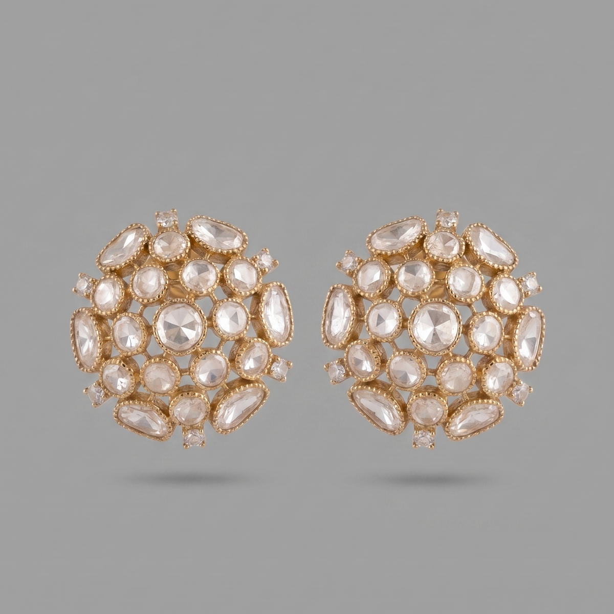 Ivory Saanchi Moissanite Studs