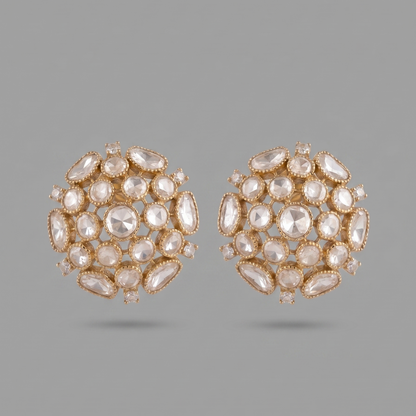 Ivory Saanchi Moissanite Studs