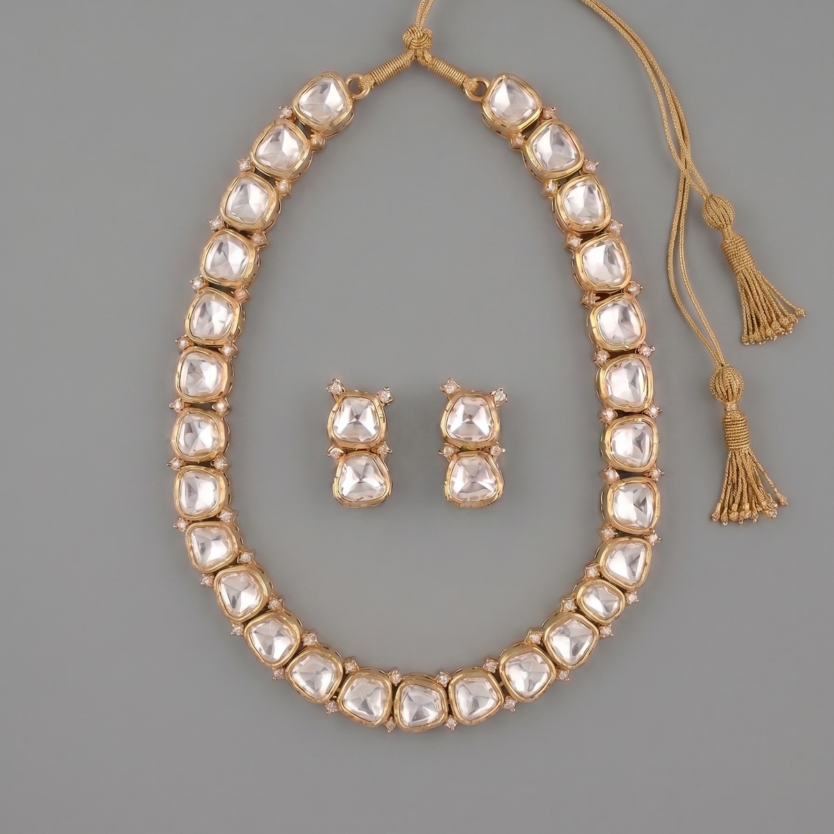Ivory Kanika Moissanite Set