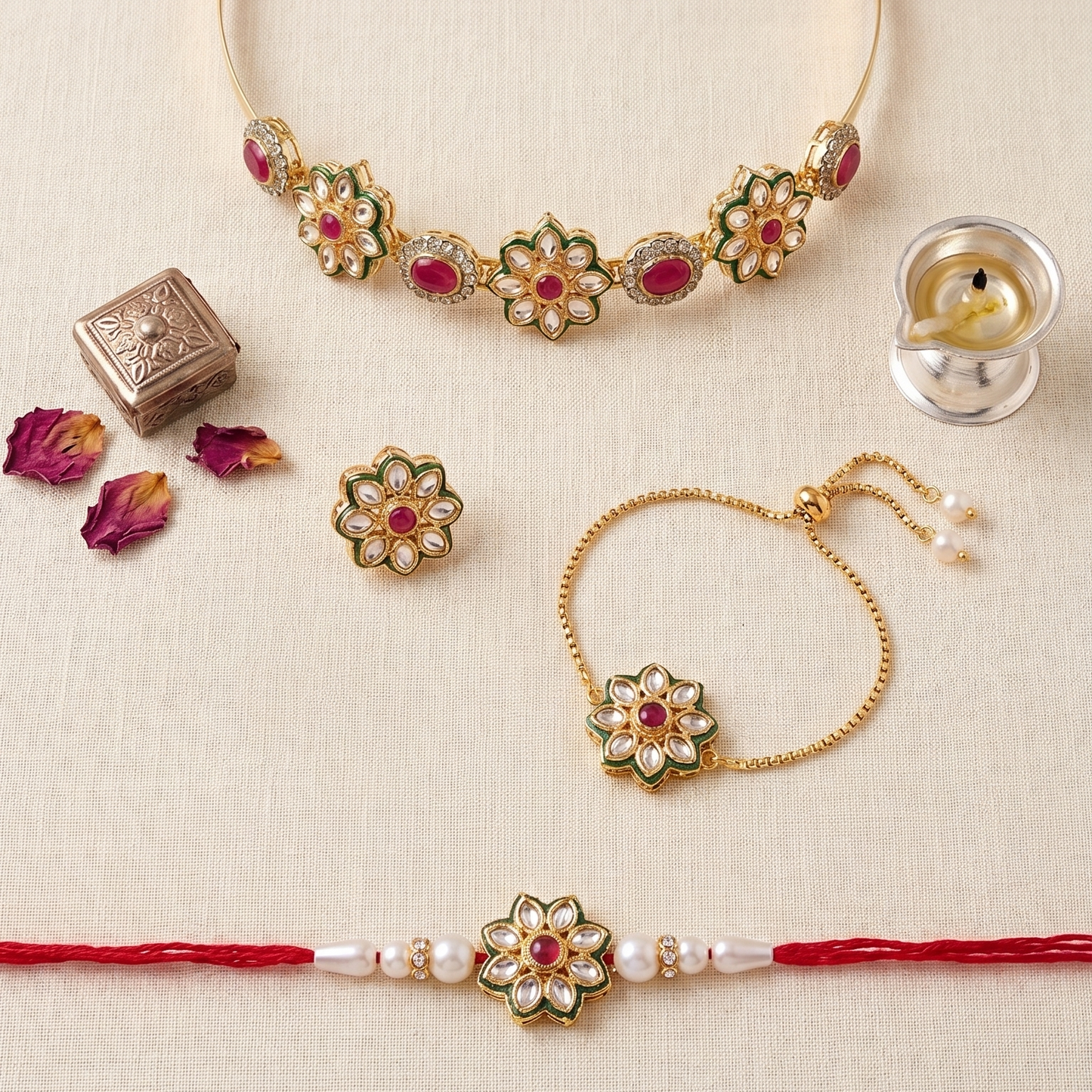 Multicolor Suhani Rakhi Combo