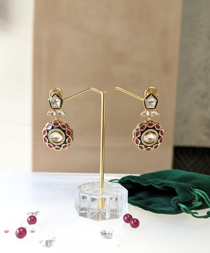 Multicolor Meenakari Danglers