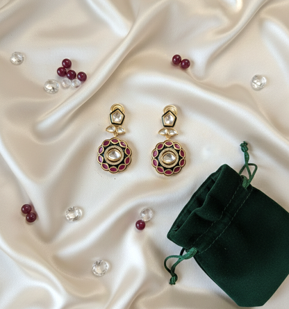 Multicolor Meenakari Danglers