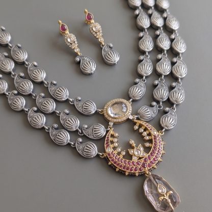 Dual Tone Maheshwari Set