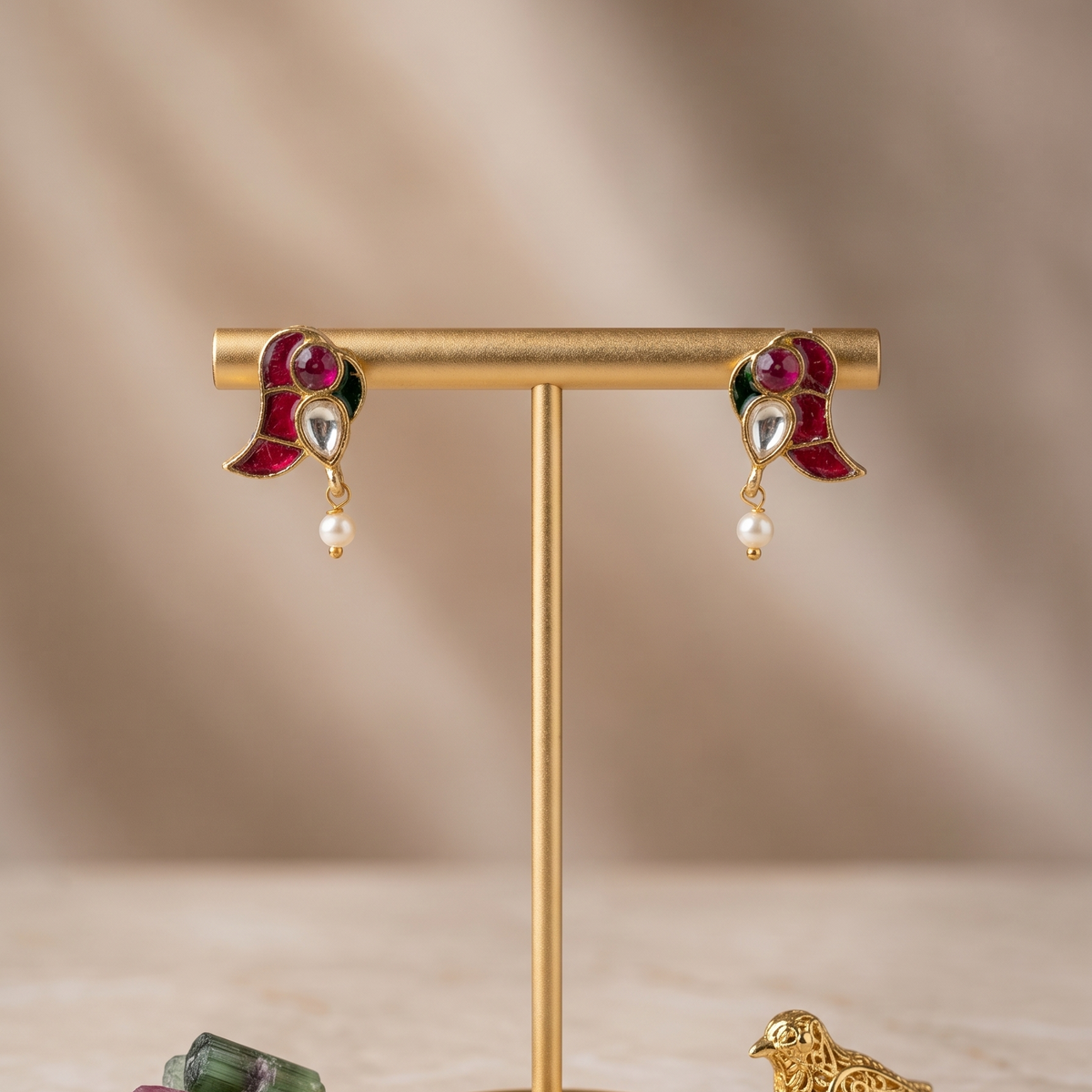 Multicolor Prakriti Pachi Kundan Earrings