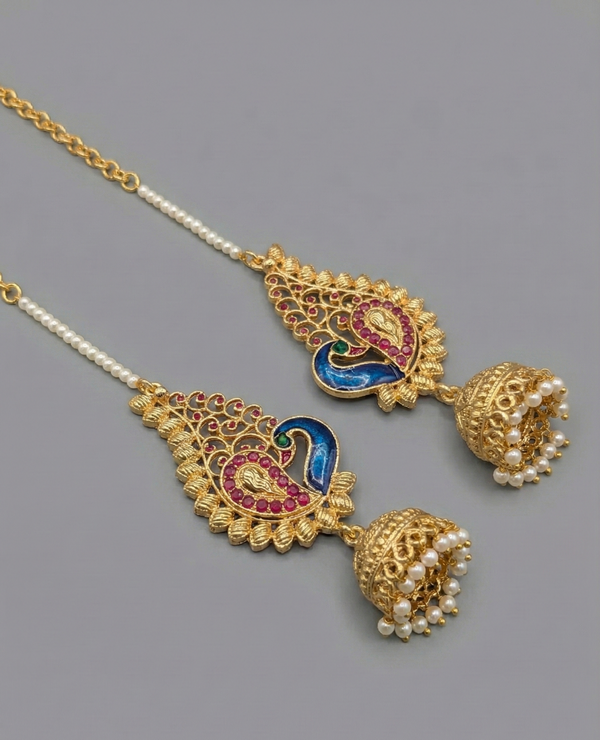 Multicolor Pranjal Earcuff Jhumka