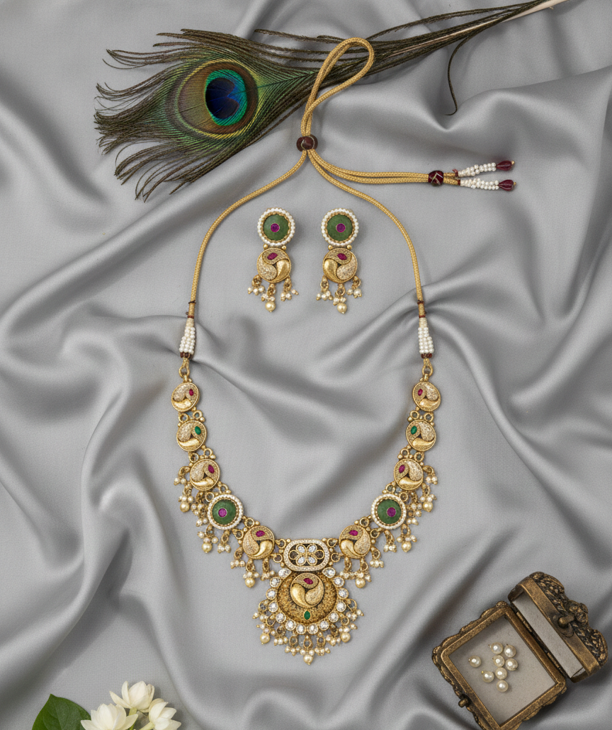Emerald Daivi Heritage Rajwadi Set
