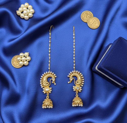 Ivory Raiya Earcuff Jhumka