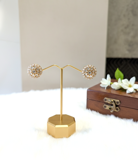 Ivory Kundan Aavya Studs