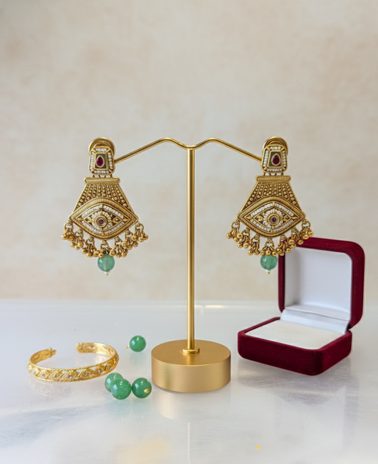 Golden Mahika Danglers