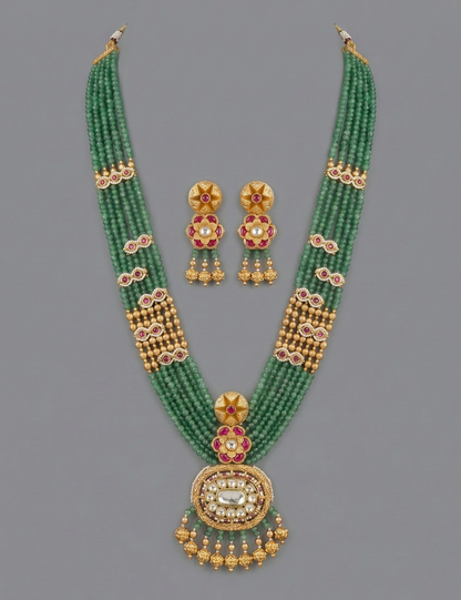 Emerald Charmia Rajwadi Antique Set
