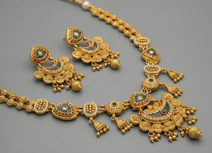 Multicolor Pingala Antique Set