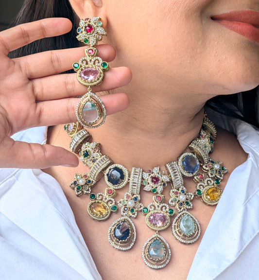 Multicolor Krishika Sabyasachi Set