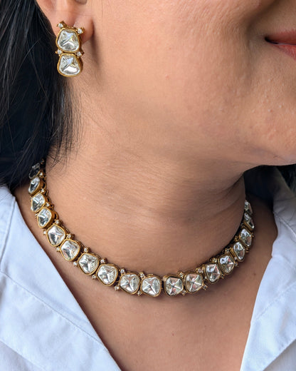 Ivory Kanika Moissanite Set