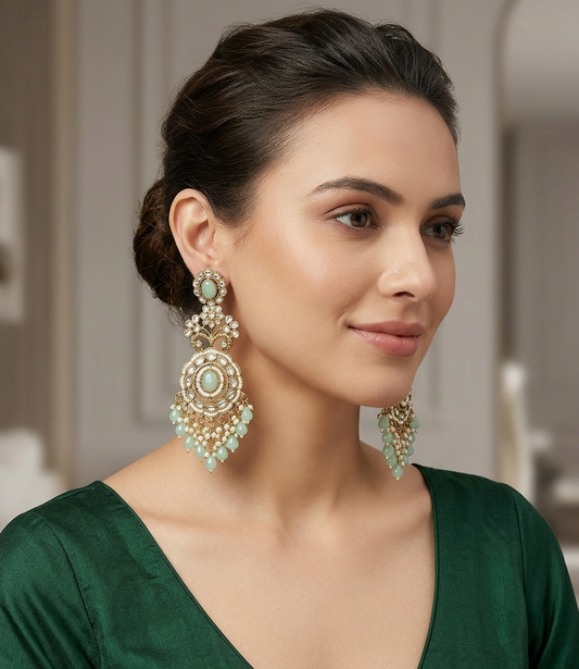 Green Riyanna Chandbalis