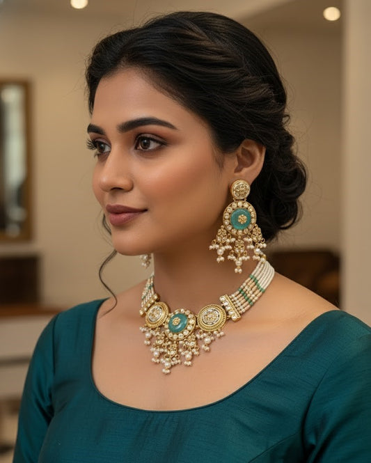 Mint Green Devanshi Rajwadi Heritage Set